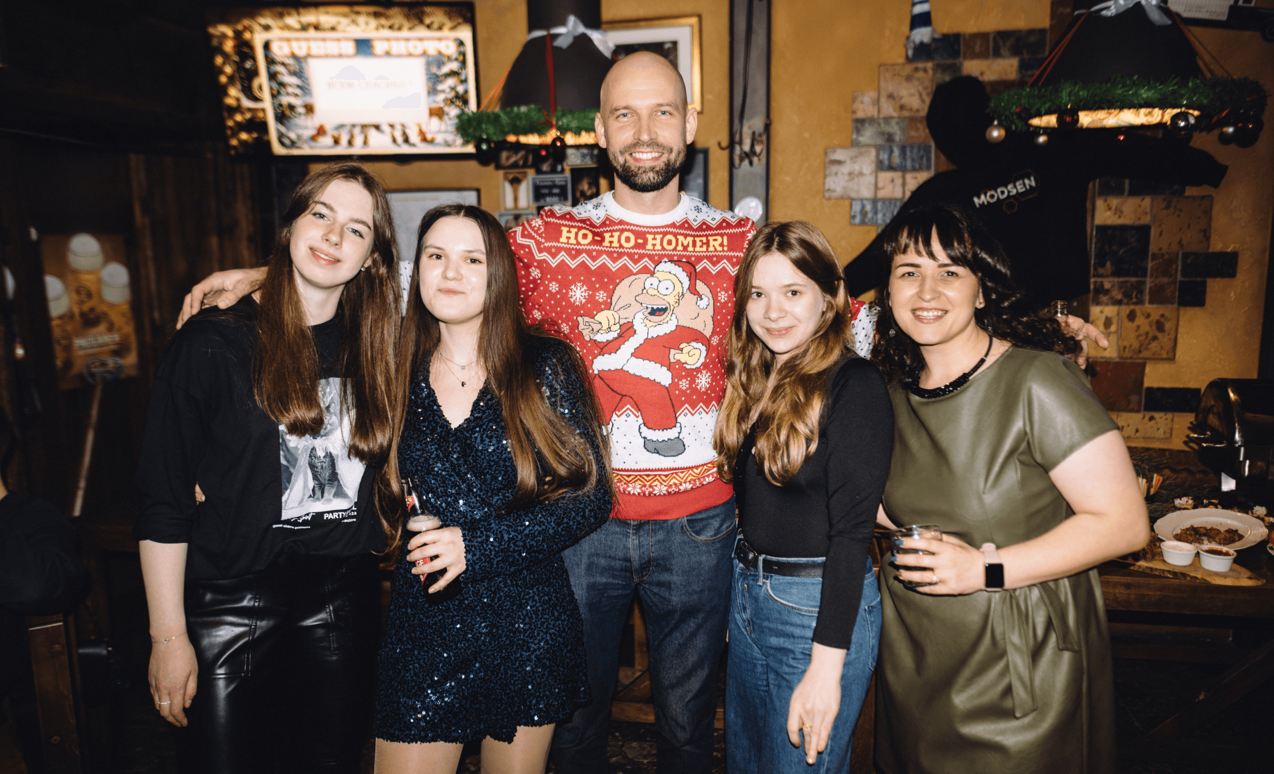 Modsen employees at a corporate event Modsen employees at a corporate event